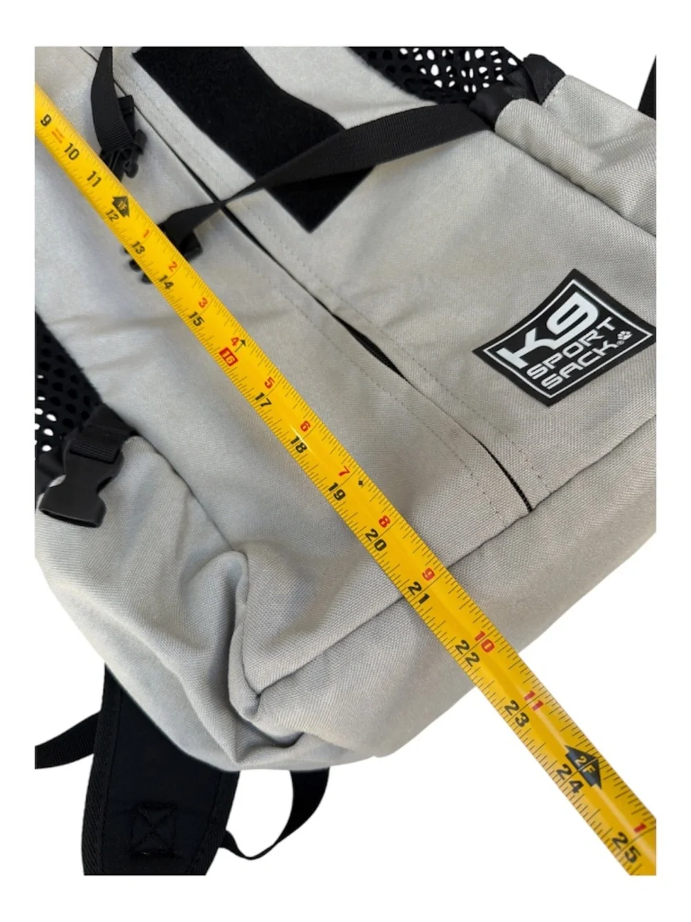 K9 SPORT SACK - Backpack Dog Pet Carrier Gray Travel Bag Large Up To 30 Lbs